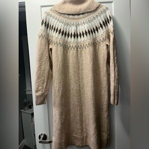 Beige Sweater Dress.  NWTs